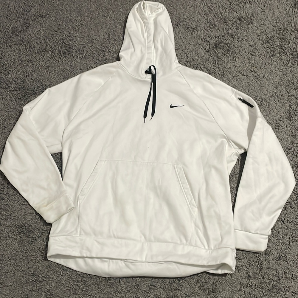 White Nike hoodie